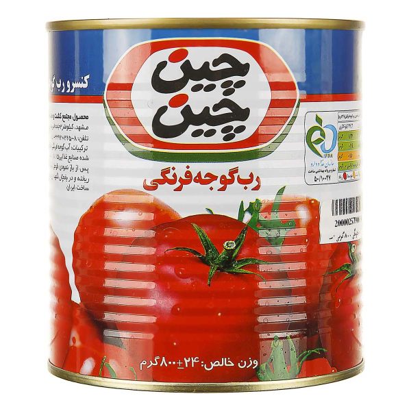 رب گوجه فرنگی 800 گرمی چین چین