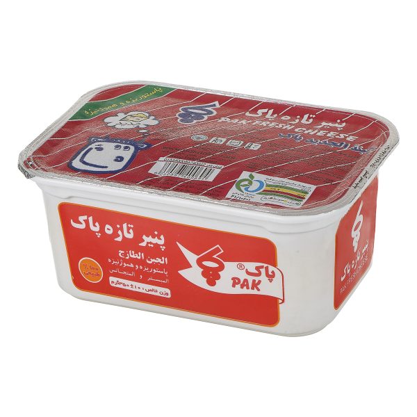 پنیر نسبتا چرب 350 گرمی پاک