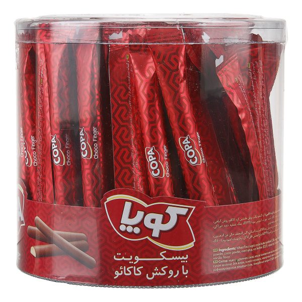 بیسکویت با روکش کاکائو 330 گرمی کوپا