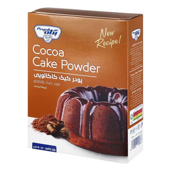 پودر کیک کاکائویی نیمه آماده 500 گرمی پگاه