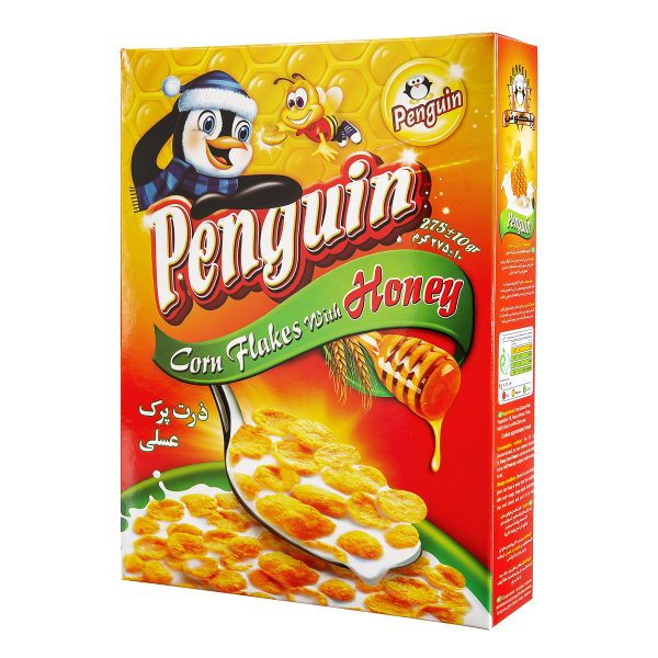 ذرت پرک عسلی  275 گرمی پنگوئن