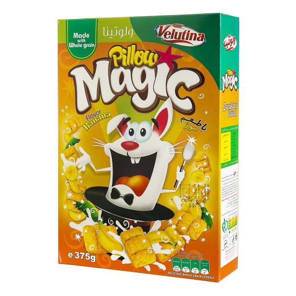 کرن فلکس بالشتی با طعم موز 375 گرمی ولوتینا