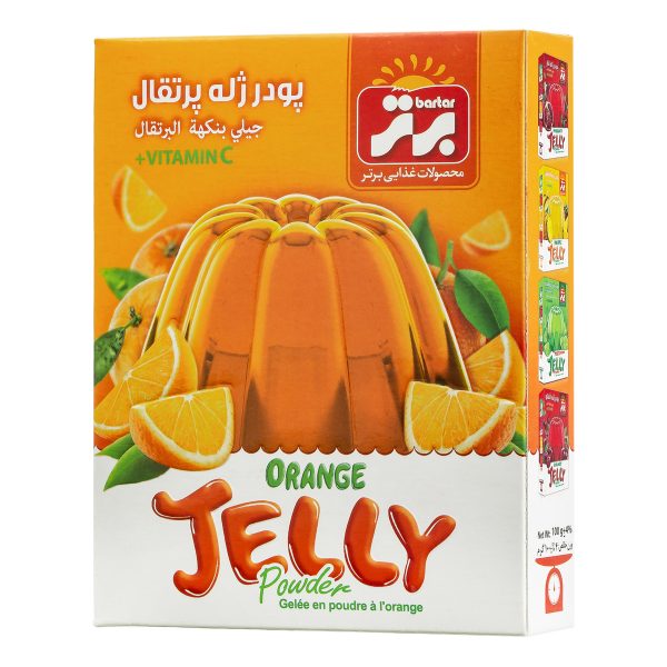 پودر ژله با طعم پرتقال 100 گرمی برتر