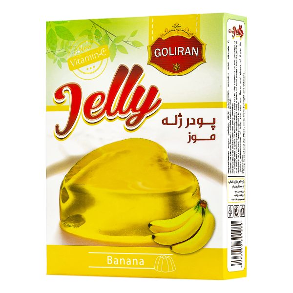پودر ژله با طعم موز 100 گرمی گلیران