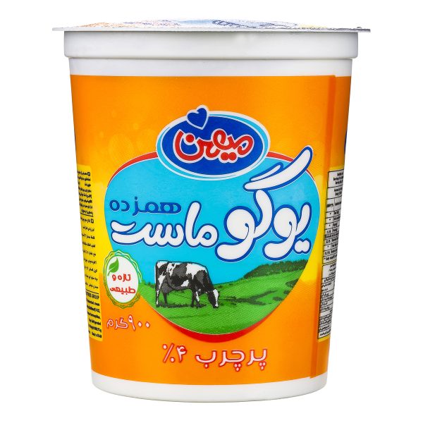 ماست پر چرب همزده یوگو 900 گرمی میهن