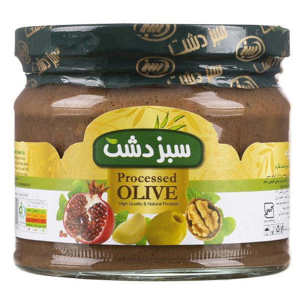 زیتون پرورده 350 گرمی سبز دشت