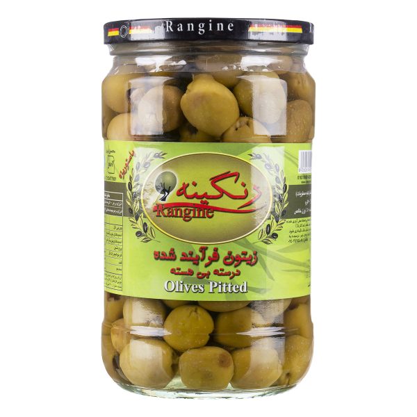 زیتون‌ بدون هسته فرآیند شده ‌700 گرمی رنگینه‌
