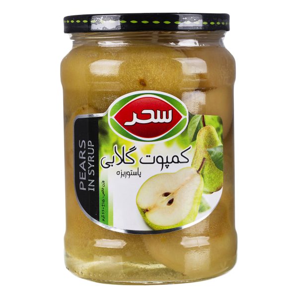 کمپوت گلابی 660 گرمی سحر