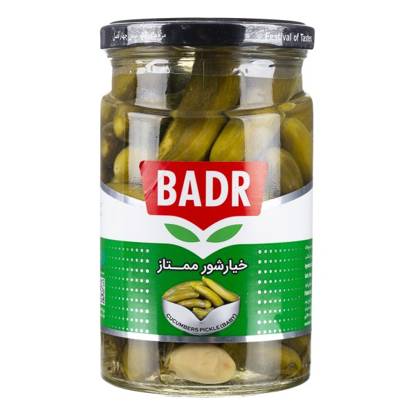 خیارشور ممتاز 630 گرمی بدر