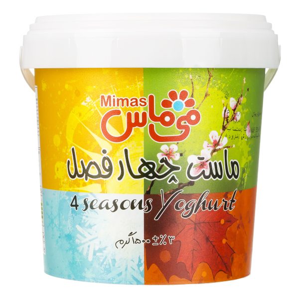 ماست چهار فصل 1500 گرمی می ماس