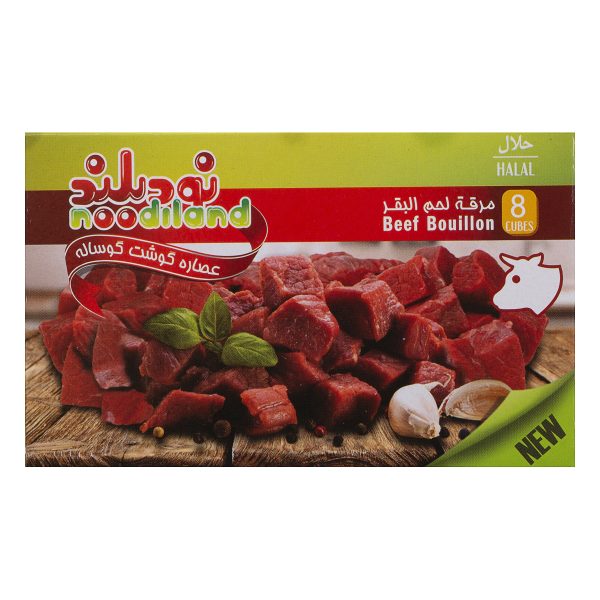 عصاره گوشت گوساله 8 عددی نودیلند