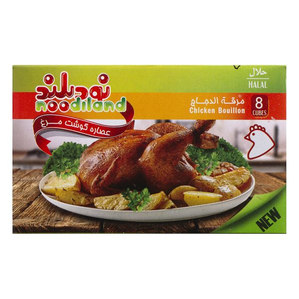 عصاره گوشت مرغ 8 عددی نودیلند