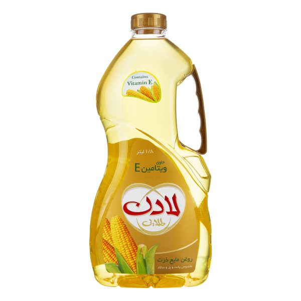 روغن مایع ذرت 1.8 لیتری لادن‌طلایی