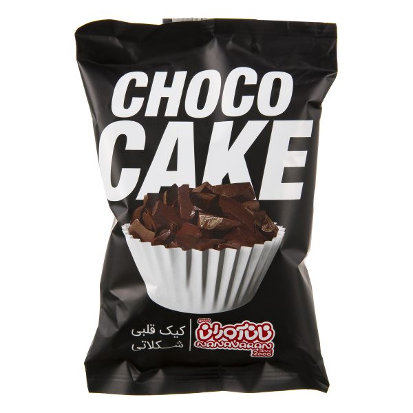 کیک قلبی شکلاتی 60 گرمی نان آوران