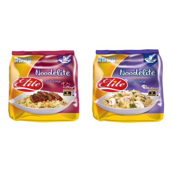 پک نودالیت قارچ و گوشت 10 عددی الیت