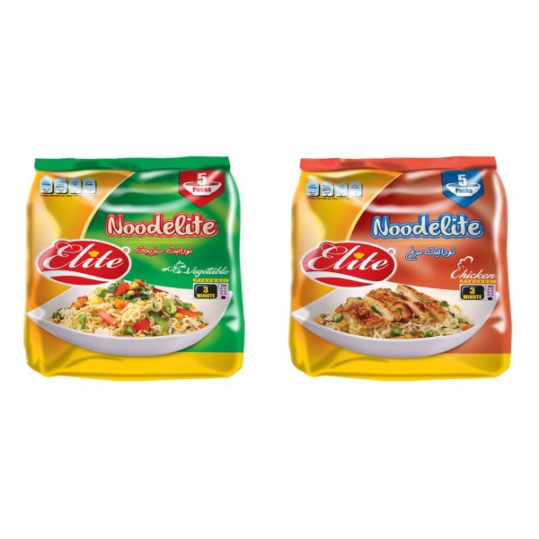 پک نودالیت مرغ و سبزیجات 10 عددی الیت