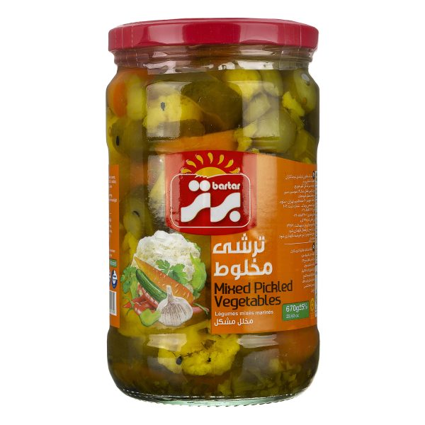 ترشی مخلوط 670 گرمی برتر