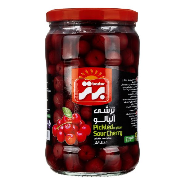 ترشی آلبالو 670 گرمی برتر