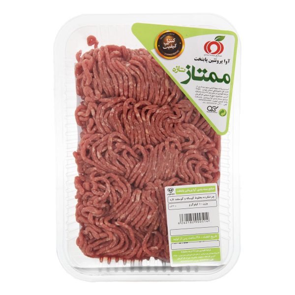 گوشت چرخ کرده مخلوط 1 کیلویی آوا‌پروتئین‌پایتخت