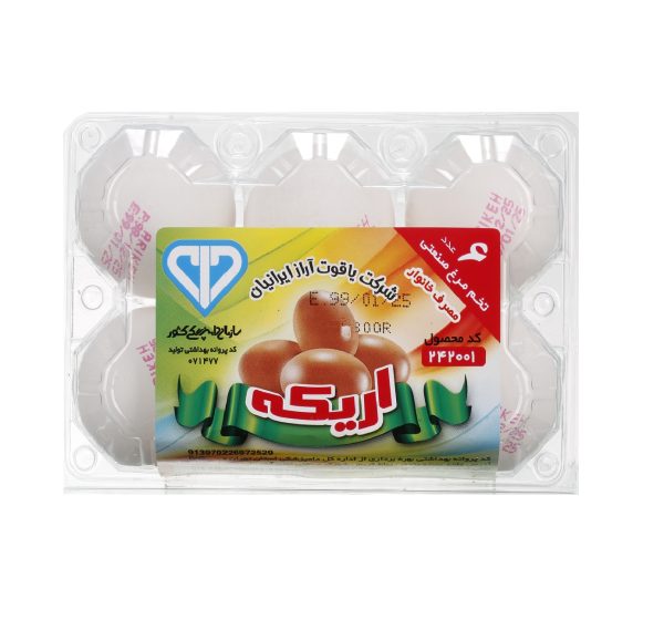 تخم مرغ 6 عددی اریکه