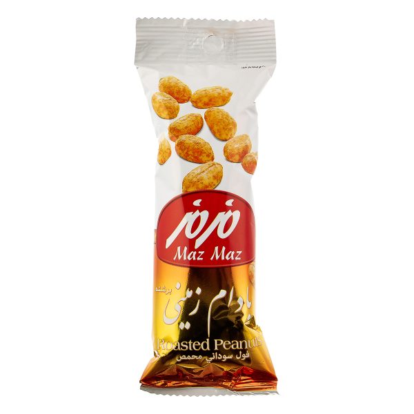 بادام زمینی برشته 40 گرمی مزمز