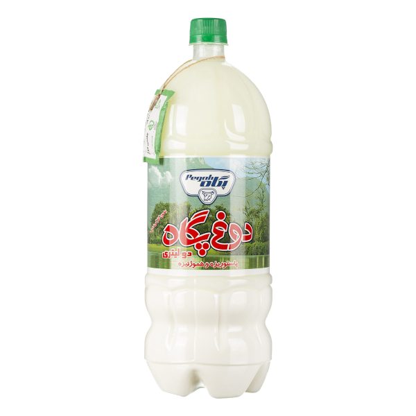 دوغ گرما دیده بدون گاز 2 لیتری پگاه