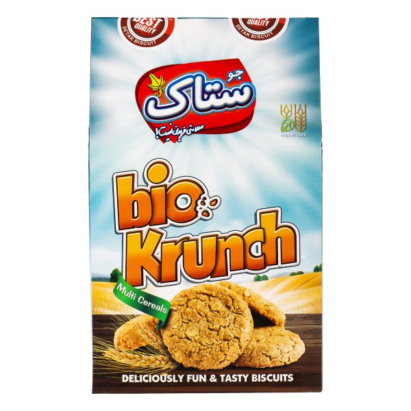 بیسکویت سبوسدار(چند غله) 400 گرمی ستاک