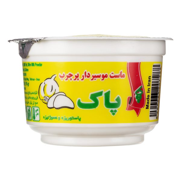 ماست موسیردار پرچرب 250 گرمی پاک