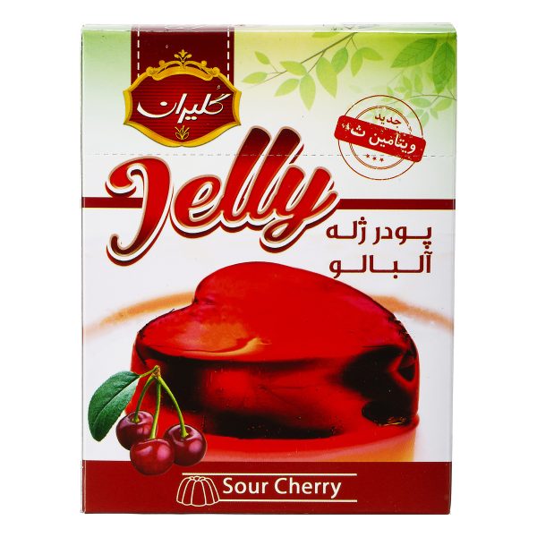 پودر ژله با طعم آلبالو 100 گرمی گلیران