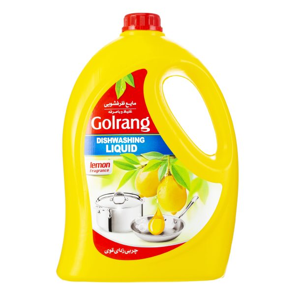مایع ظرفشویی لیمویی چربی زدای قوی 3500 گرمی گلرنگ
