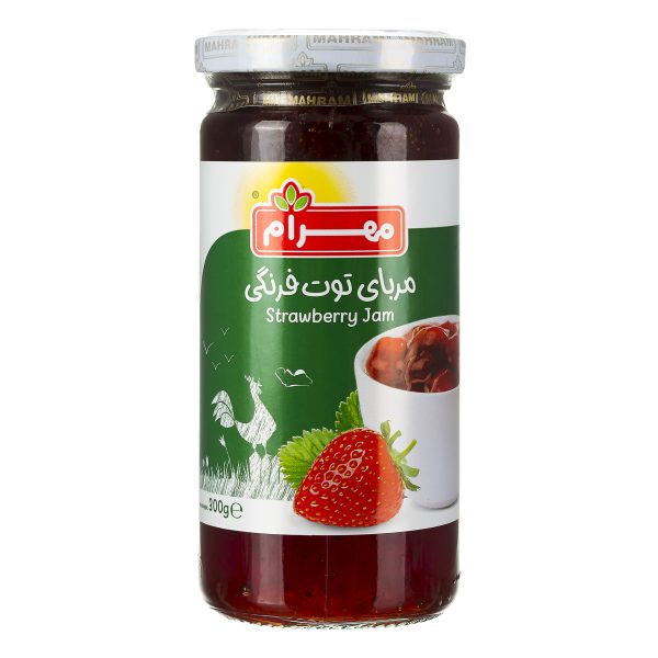 مربا توت فرنگی 300 گرمی مهرام