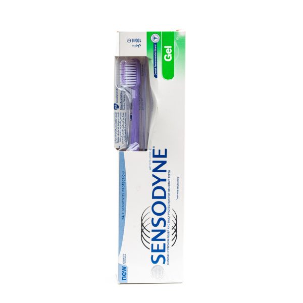 SENSODYNE سنسوداین خمیر دندان با مسواک ۱۰۰ میلی لیتری