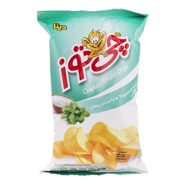 چیپس با طعم ماست و ریحان 65 گرمی چی‌توز