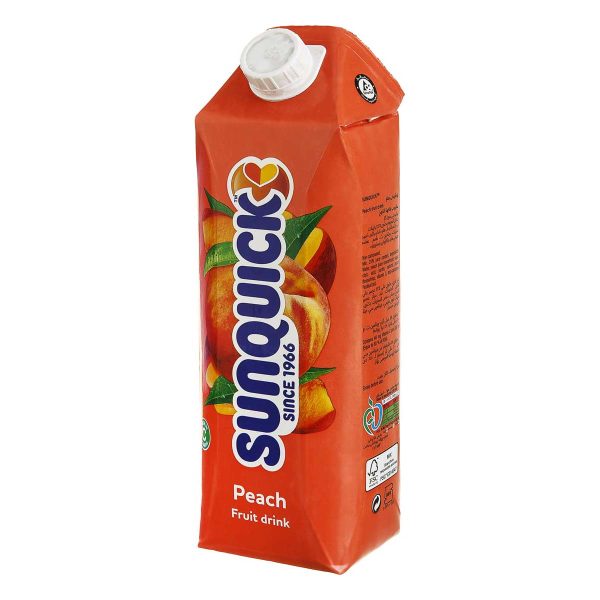sunQuick سانکوئیک نکتار هلو ۱۰۰۰ میلی لیتری