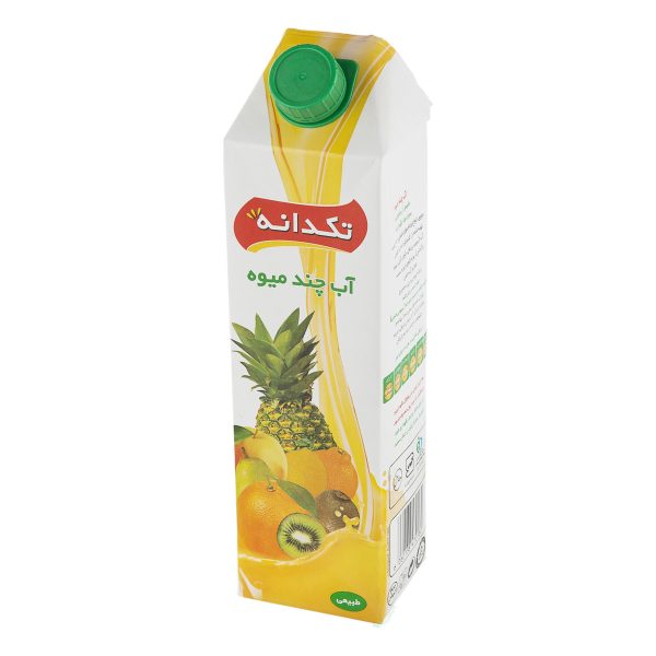 آب چند میوه 1 لیتری تکدانه
