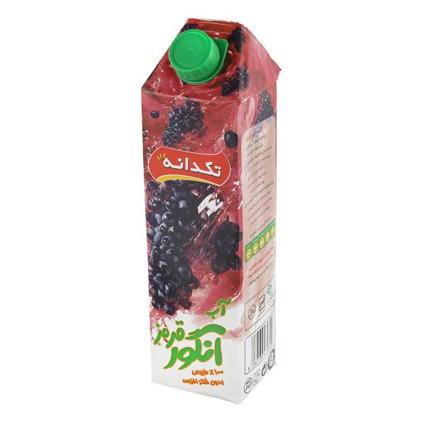آب انگور 1 لیتری تکدانه
