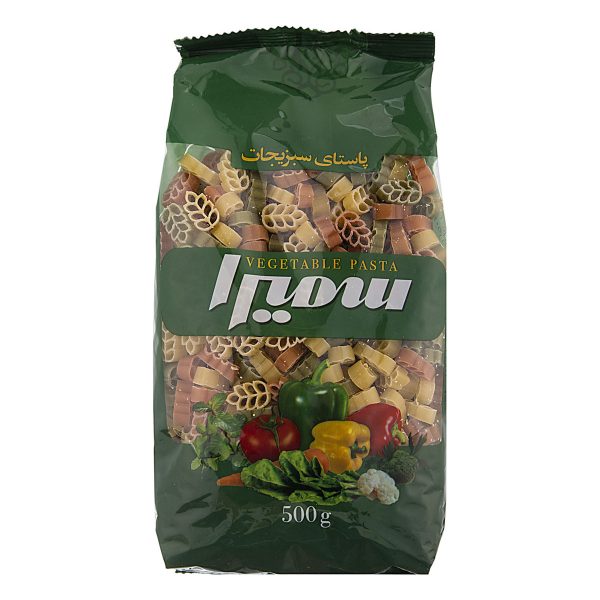 پاستای سبزیجات 500 گرمی سمیرا