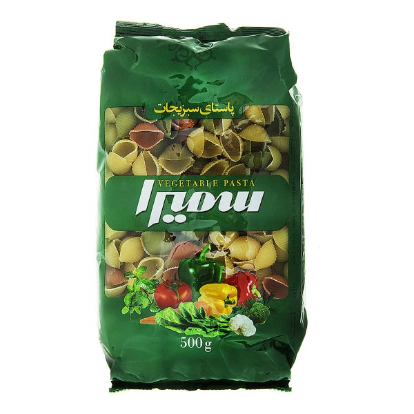 پاستای سبزیجات گوش ماهی 500 گرمی سمیرا