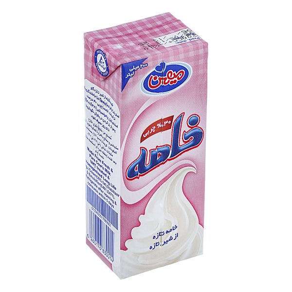میهن خامه صبحانه ۳۰ درصد چربی ۲۰۰ میلی لیتری