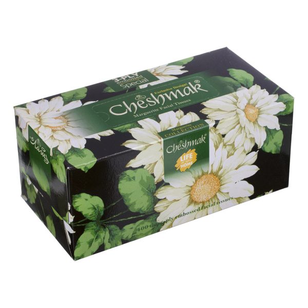 دستمال کاغذی مارگریت سه لایه  100 برگ چشمک