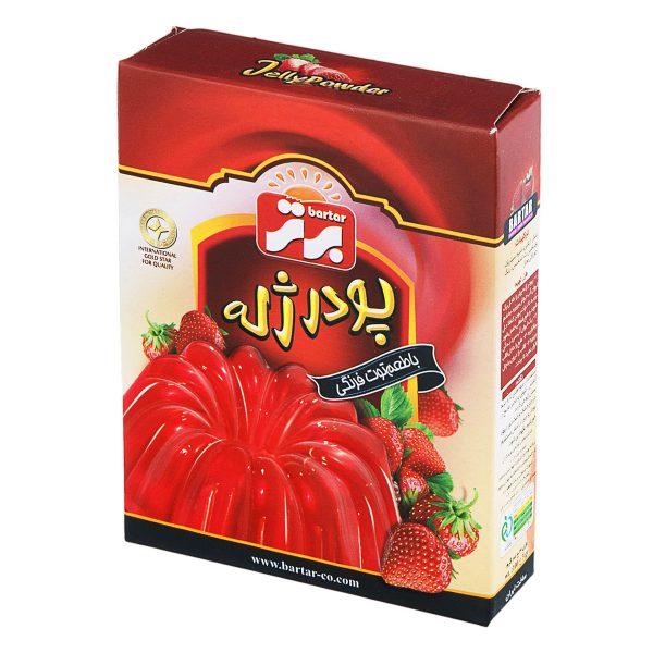برتر پودر ژله توت فرنگی ۱۰۰ گرمی