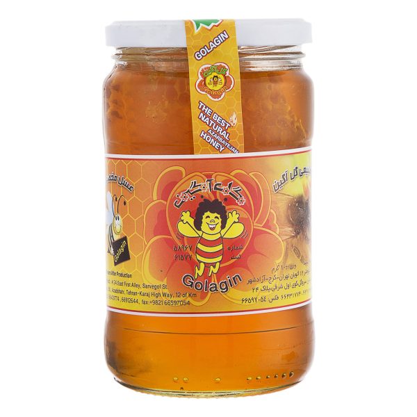 عسل با موم 900 گرمی گل‌آگين