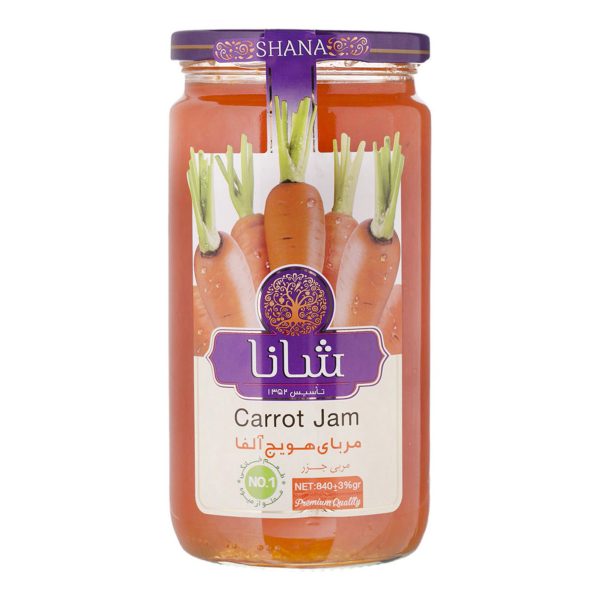 شانا مربای هویج ۸۴۰ گرمی