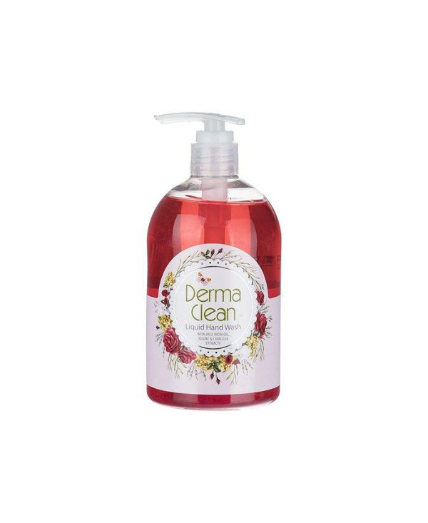 Derma Clean درماکلین مایع دستشویی شفاف حاوی عصاره عناب و کاملیا ۵۰۰ میلی لیتری