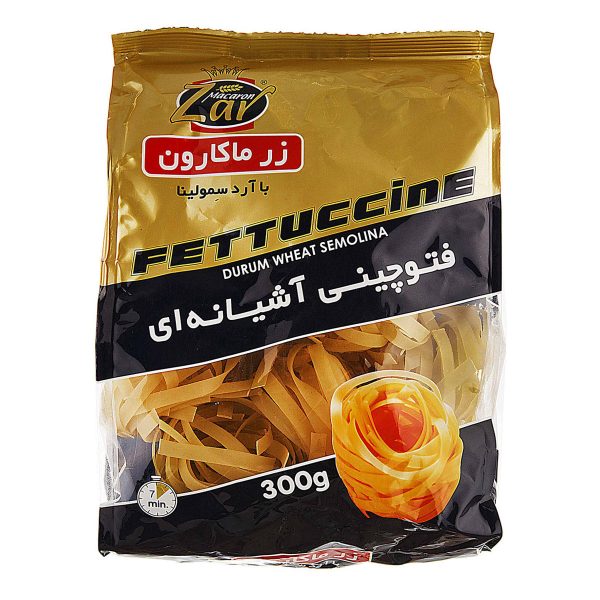 ماكارونی فرمی مدل فتوچینی آشیانه‌ای 300 گرمی زرماكارون