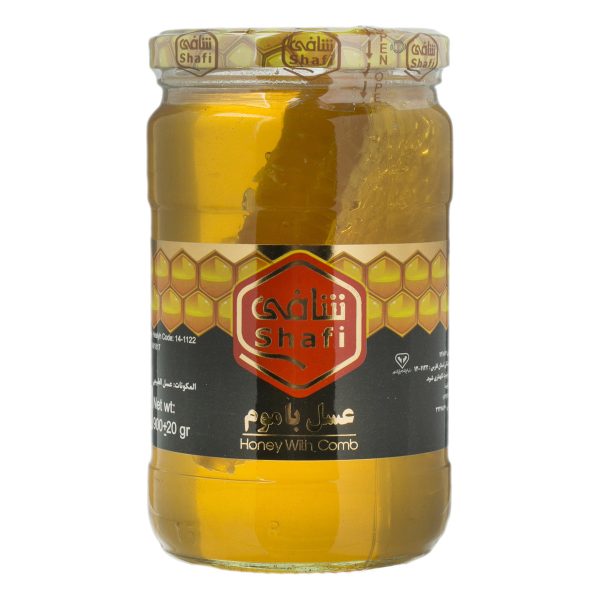 عسل با موم 900 گرمی شافی