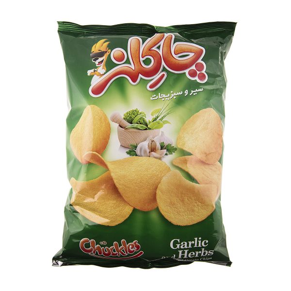 چیپس با طعم سیر و سبزیجات 130 گرمی چاکلز