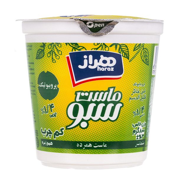 ماست کم ‌چرب سبو پربیوتیک 800 گرمی هراز