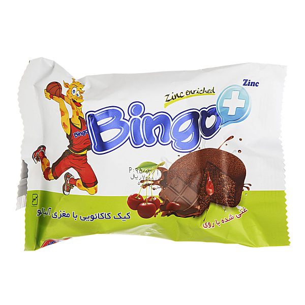 کیک کاکائویی با مغز آلبالو 45 گرمی بینگو