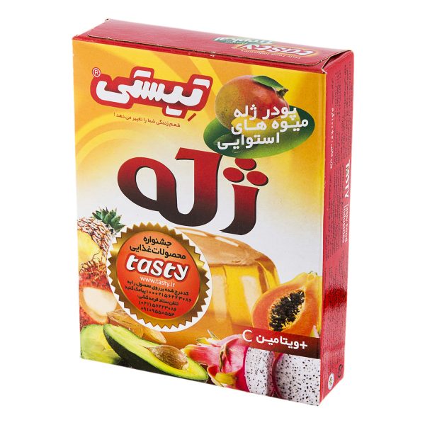 پودر ژله میوه‌های استوایی 100 گرمی تِیستی